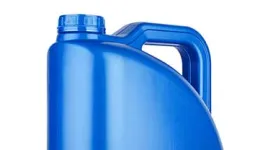blue jug on white background